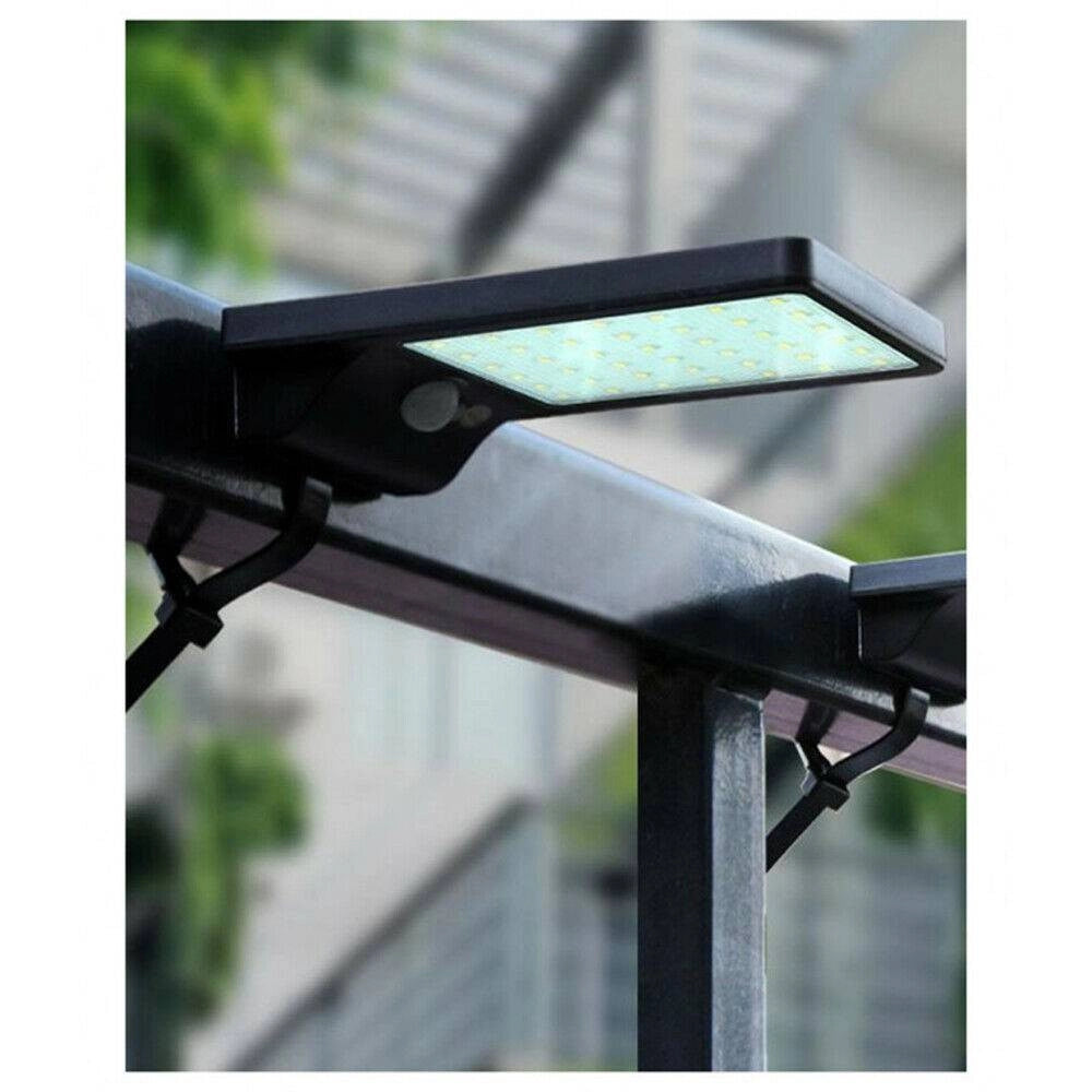 Trade Shop - Faretto Led 10 W Con Pannello Solare Sensore Movimento Faro Telecomando So-e10w -