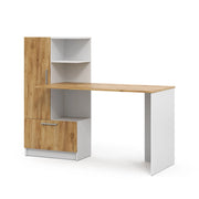 Scrivania Tomy Bianco/Rovere dorato 150 x 59 cm Vicco
