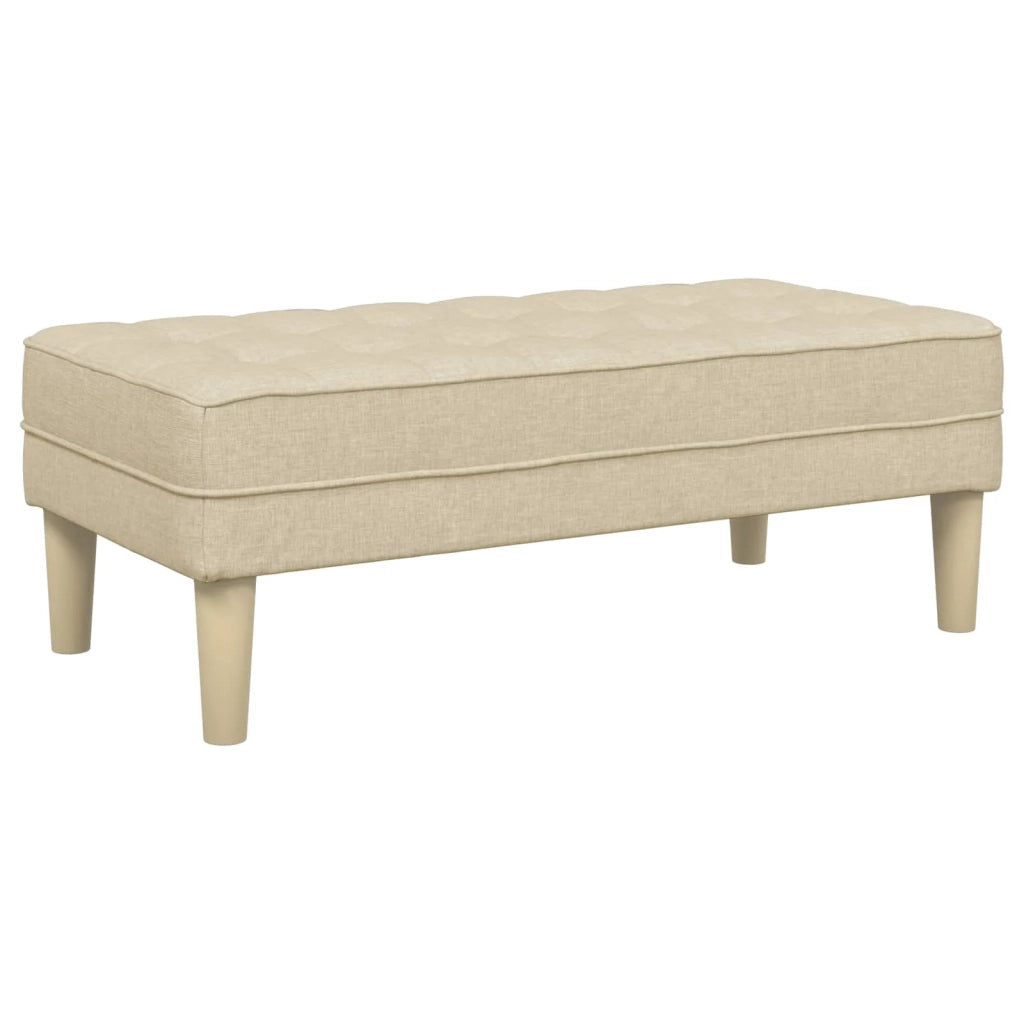 Set di divani 2 pz Crema Poliestere 3329258
