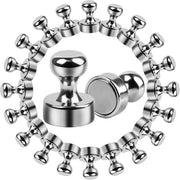 Set di 20 magneti forti, 12×16 mm magneti metallici, minimagnetici forti, magneti neodymium extra forti con scatola di conservazione per magneti per lavagna, lavagna bianca, bacheca, frigorifero