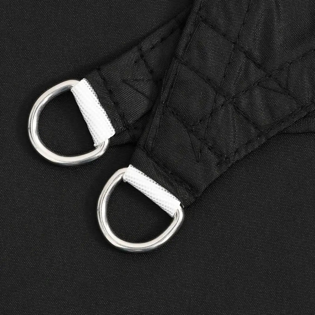 Parasole a Vela Oxford Rettangolare 3,5x5 m Nero 135765