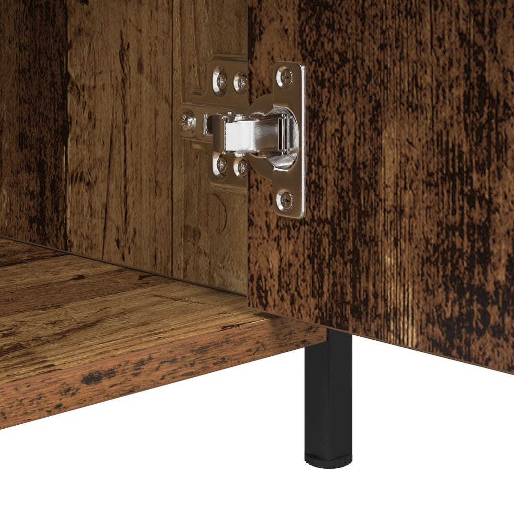Comodino Legno D'epoca 40x42x60 cm Legno Tecnico