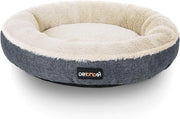 Letto Rotondo per Cani e Gatti 55 cm Grigio Scuro - PGW055G01