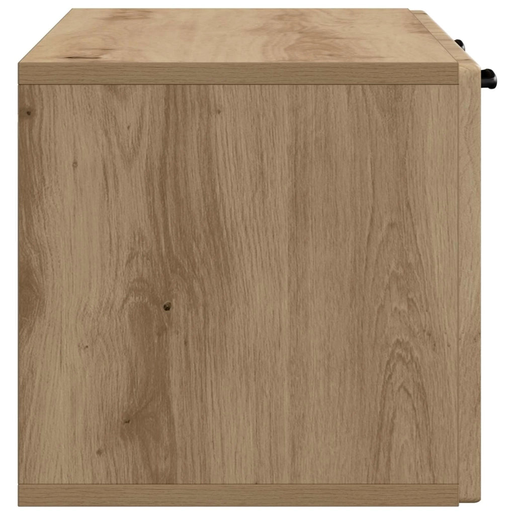 Mobile Porta TV da Muro Rovere Artigianale 78,5 x 31 x 30 cm 899404