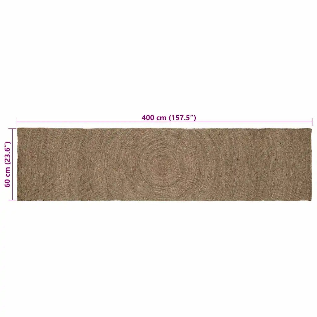 Tappeti per area Grigio 60 x 400 cm Juta