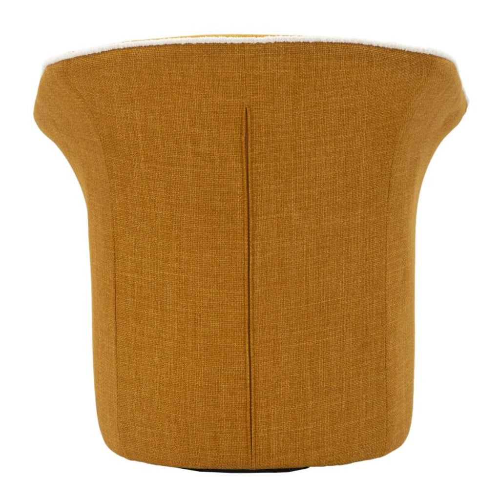 Poltrona VKH714, Giallo, Metallo, 80x83,5x66 cm