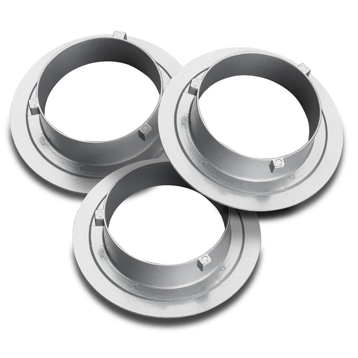 Adattatore softbox per & Walimex K - Adattatore softbox in alluminio per l'anello di velocità del softbox, Ø 15,2 cm, adatto a tutte le serie di flash da studio