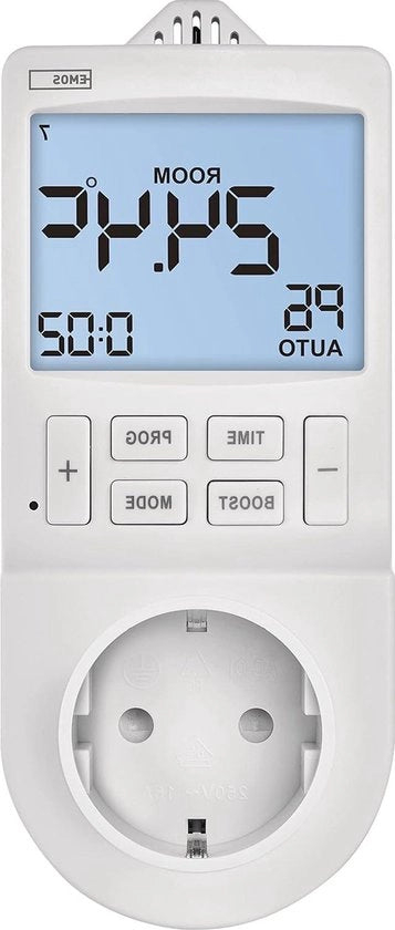 Termostato e timer a doppio funzione per regolazione della temperatura della stanza - Riscaldamento e raffreddamento - Radiatore, riscaldamento ad infrarossi, acquario, terrario, serra
