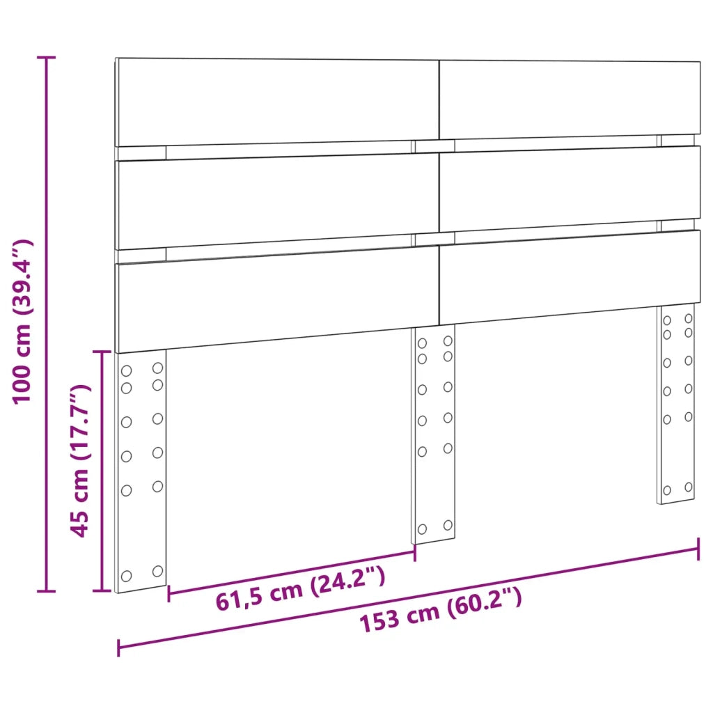 Testiera | Testata Bianco Legno multistrato