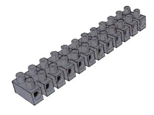 MORSETTIERE- - mm.4 - 10 pezzi