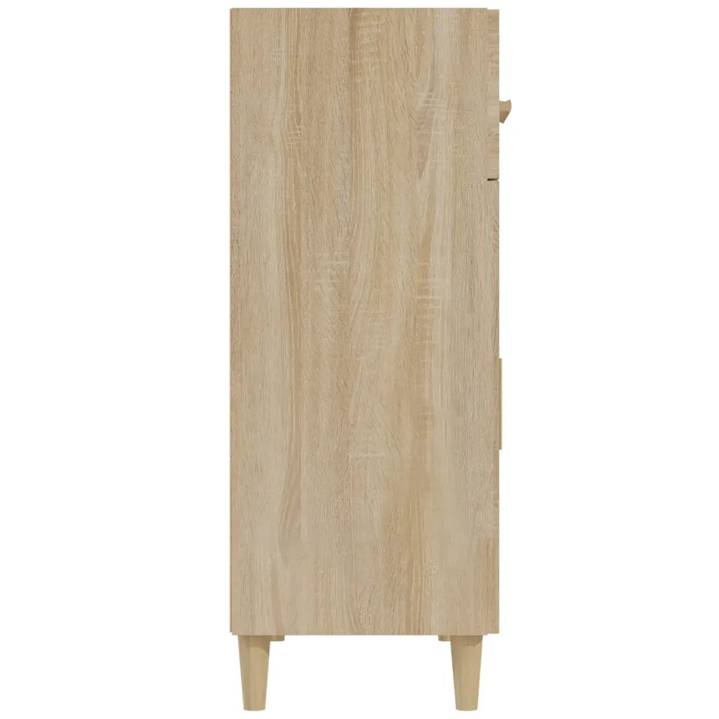 Credenza Rovere Sonoma 69,5x34x89 cm in Legno Multistrato 812189
