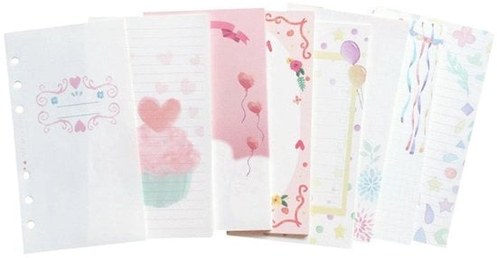 Papier A5 Gevoerd - 101 Fili - 202 Pagine - 6 Fori Puntinati - Prodotto in Foglio Aperto - Carta di Alta Qualità - Papier per Note