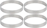 Set di 4 Desserttaglieri in Metallo con Spruzzatore per Pizza e Anello per Frittelle