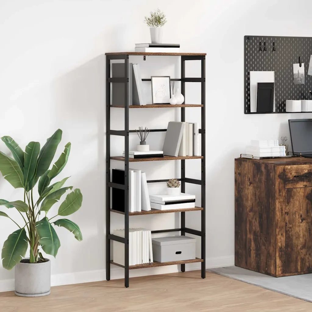 Libreria Rovere fumé 60 x 29,5 x 149 cm Legno multistrato 883930