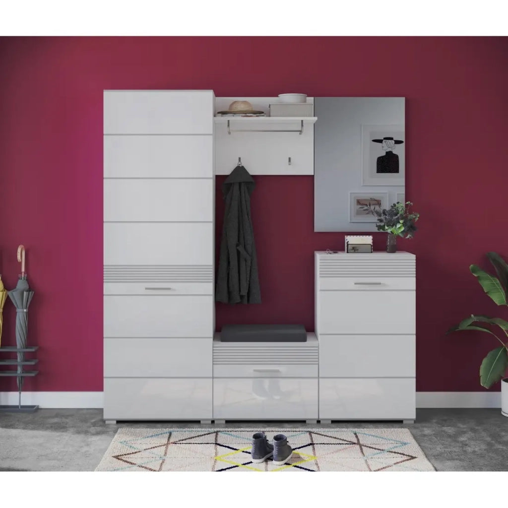 Mobile Portascarpe – Bianco Lucido – KLEANKIN