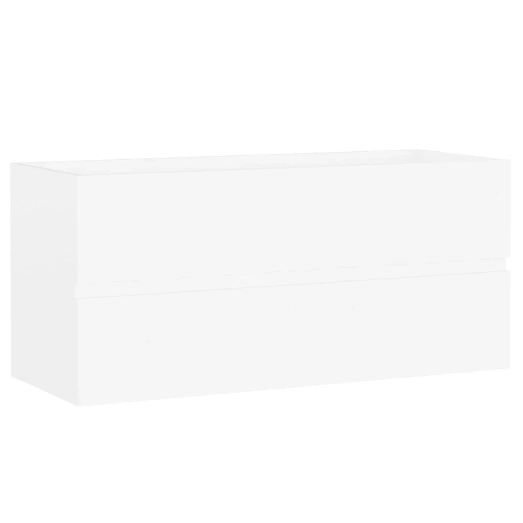 Mobile lavabo con vasca integrata 100 x 38,5 x 45 cm truciolare bianco 02_0006432
