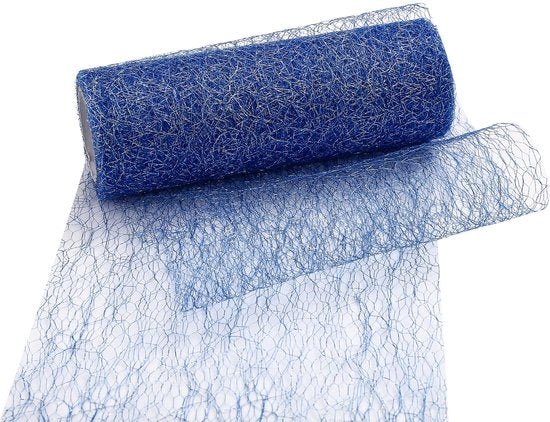 Tavolo da pranzo in rotolo, tavolo da pranzo rotolo carta da festa, tovagliata oro e argento, tavolo da pranzo per matrimoni, tovagliata in fleece per festa natale matrimoni DEK (blu, 15 x 900 cm)