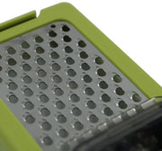 Raspiaio in Acciaio Inox con Manico in Silicone - Resistente al Lavastoviglie - Superficie di Raspatura Finissima - Duraturo - Dimensioni 20,5 x 5,8 x 3,3 cm - Raspiaio