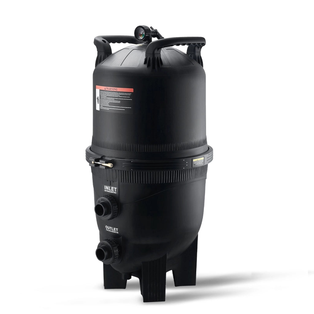 GL520 Filtro a Cartuccia per Piscina 49 m² in PP e Fibra di Vetro, Sistema di Filtraggio Robusto per Piscine Interrate e Fuori Terra