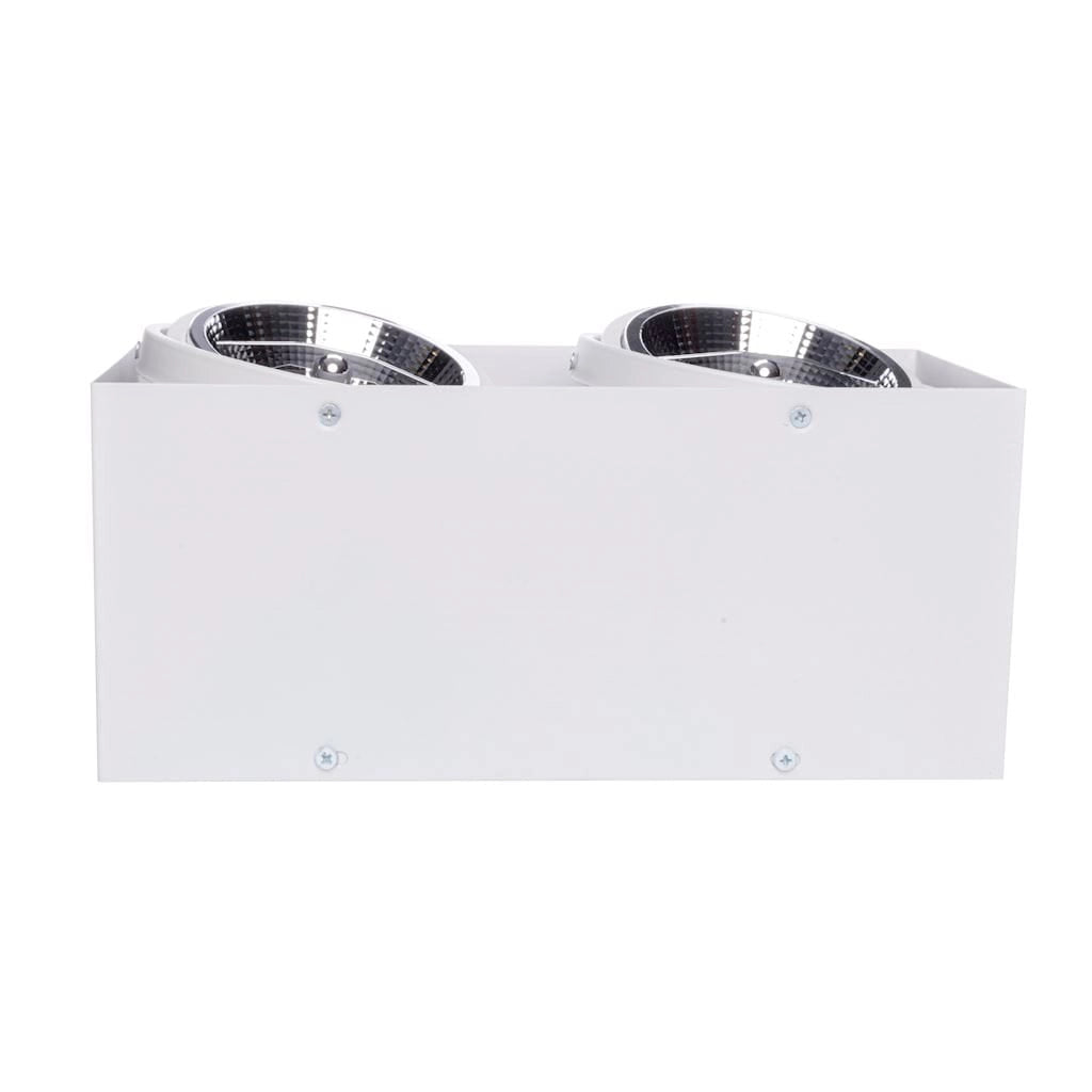 Plafoniera 2 luci GU10 2x35W bianca PLAZA ML4745 Eko-Light