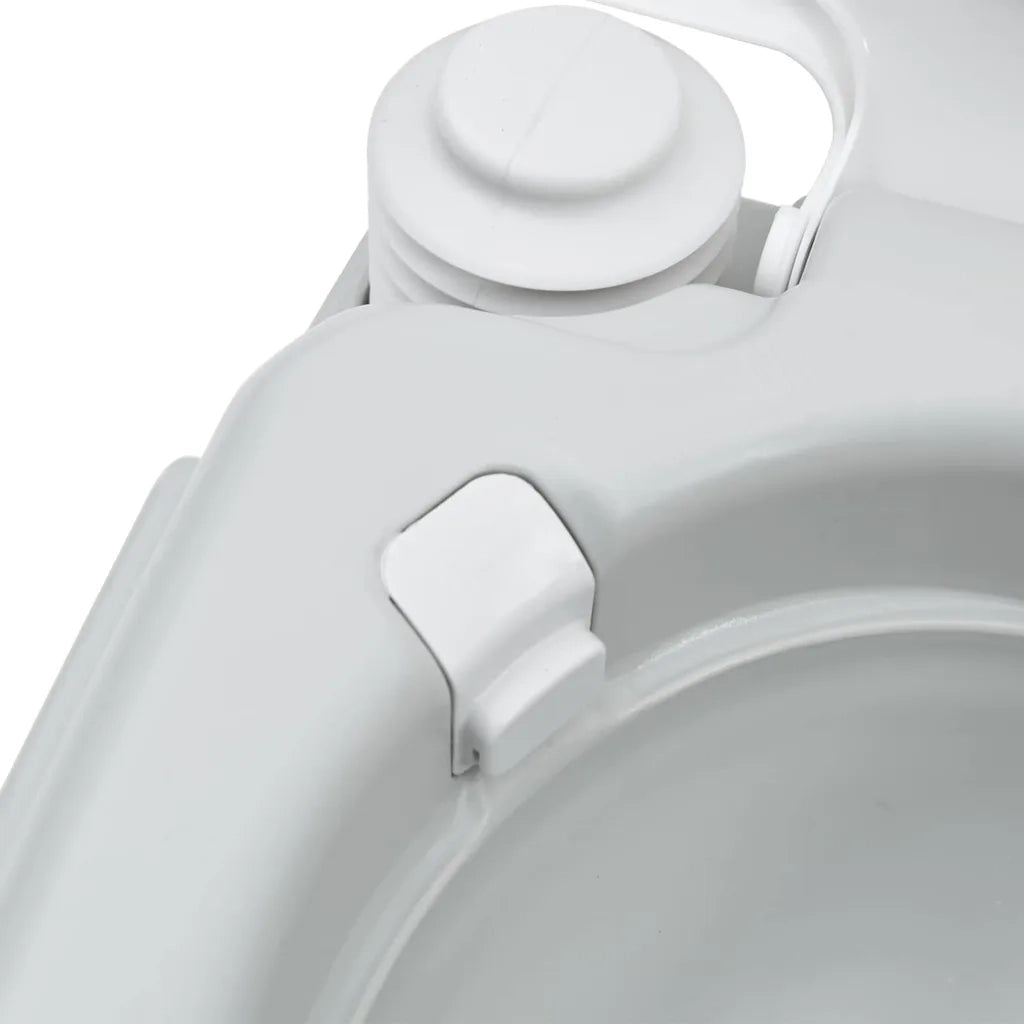 Toilette da Campeggio Grigio e Bianco 41,5 x 36,5 x 30 cm 42001425