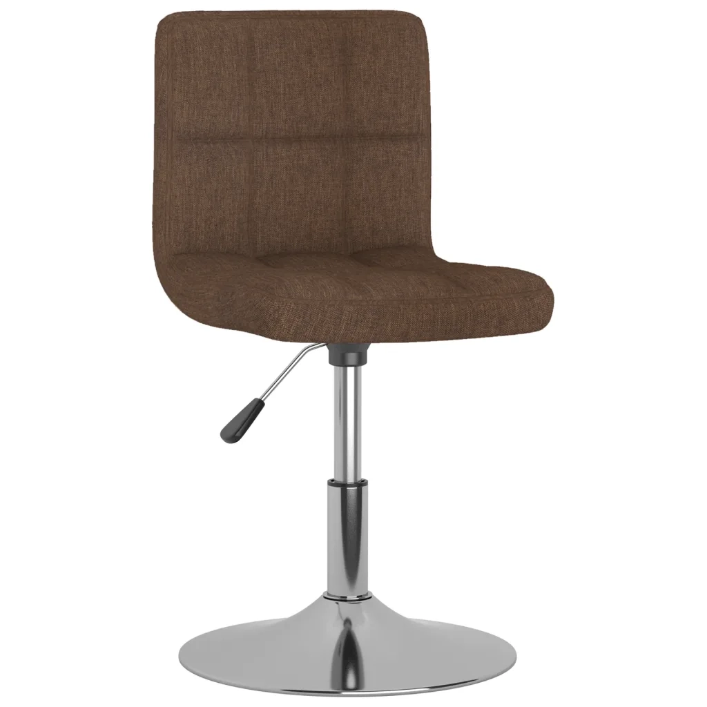Sgabello da Bar Girevole Marrone in Tessuto cod mxl 70640