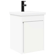 Mobile Bagno | Armadio da bagno con rubinetto Bianco 42 x 40 x 74,5 cm