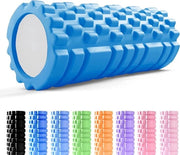 Rollatore di Schiuma per Fitness - Superiore Muscolare - Rollatore di Schiuma Ultraleggero per Terapia - Strumento di Automasagge per Migliorare il Recupero e la Flessibilità (Blu O)