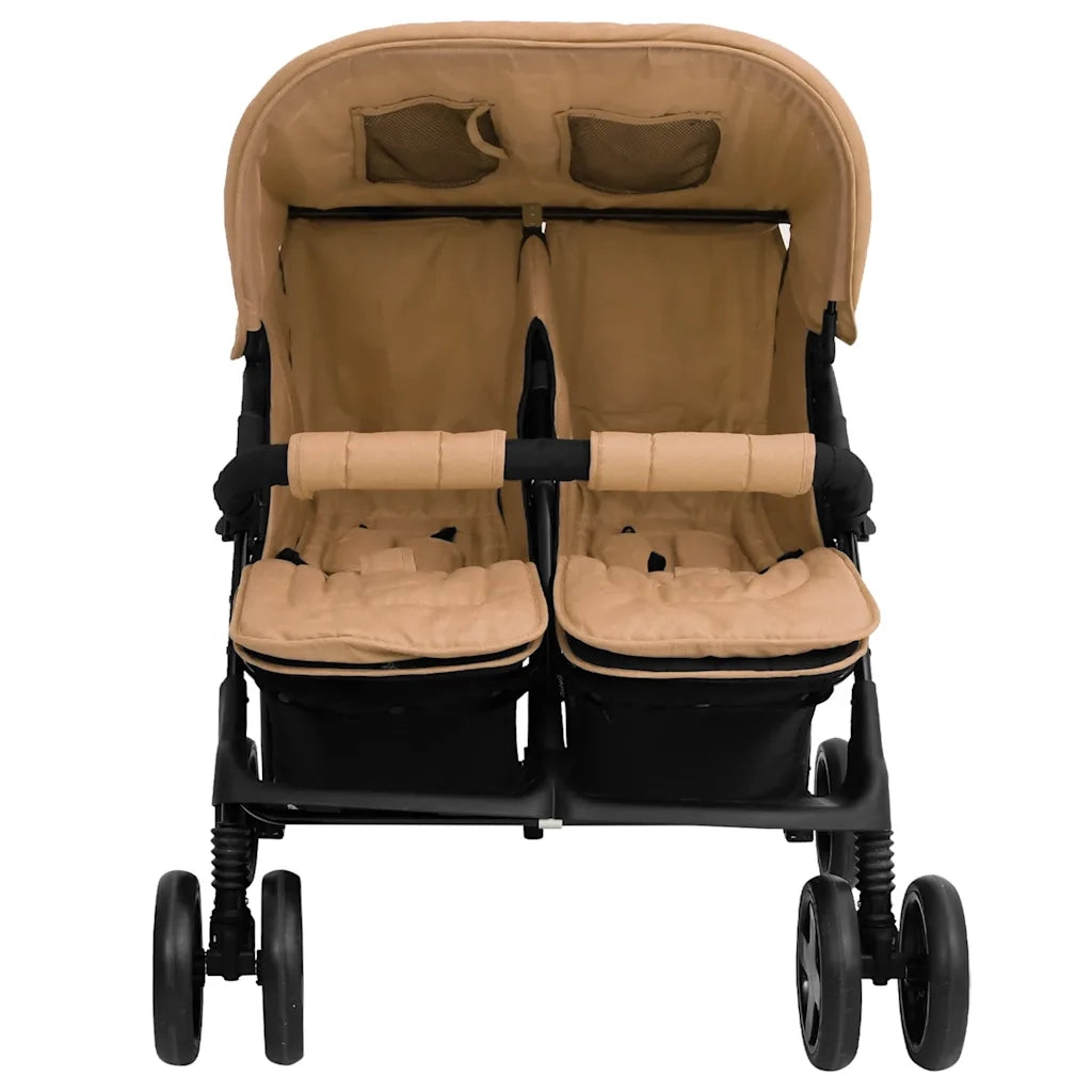 Passeggino Gemellare Tortora in Acciaiocod mxl 94935