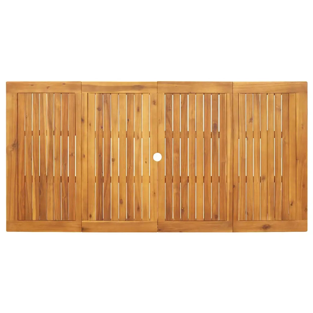 Set da Pranzo per Giardino 9 pcs Grigio 3365545