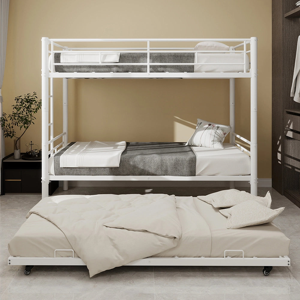 Letto metallico Twin Over Twin - Xylo - senza rete necessaria, sicuro