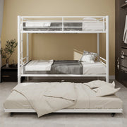 Letto metallico Twin Over Twin - Xylo - senza rete necessaria, sicuro