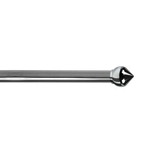 BASTONE METALLO D 20/19 120/210CM BULBO CROMO- 6,0 pz