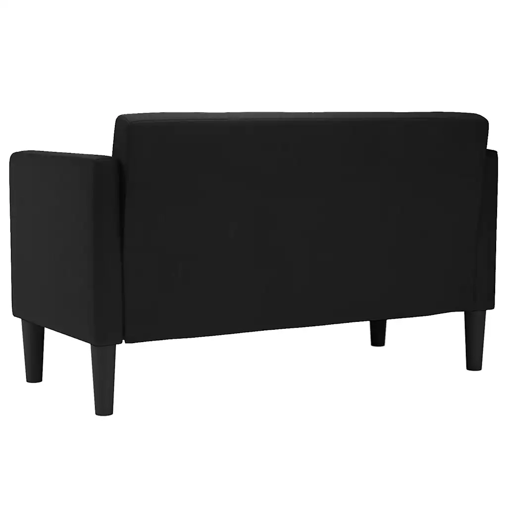 Divano Divanetto Nero 111 cm in Tessuto 4100562