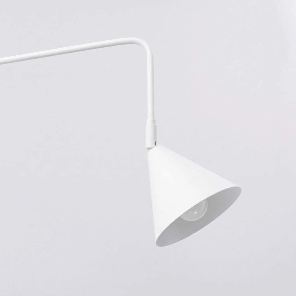 Applique NOX 1 bianco con interruttore
