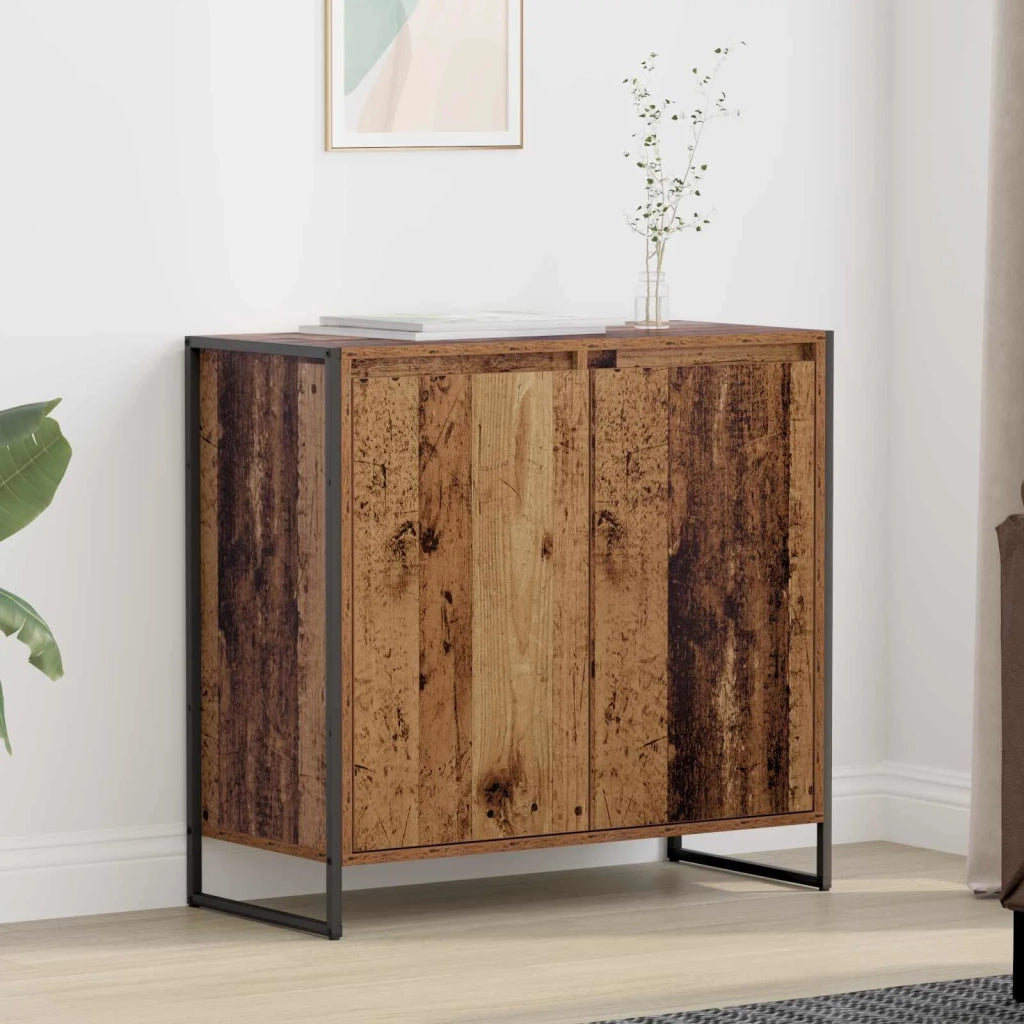 Mobile laterale | Tavolo laterale | Tavolino Legno vecchio 79 x 36 x 75 cm Legno multistrato