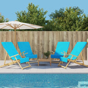 Asciugamani da Spiaggia 4 pz Turchese 60x135 cm Tessuto 400 GSM 3157060