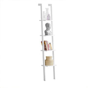 Libreria,mensola Scala,mensola angolare,scaffale componibile,con 4 ripiani Bianco FRG15-W