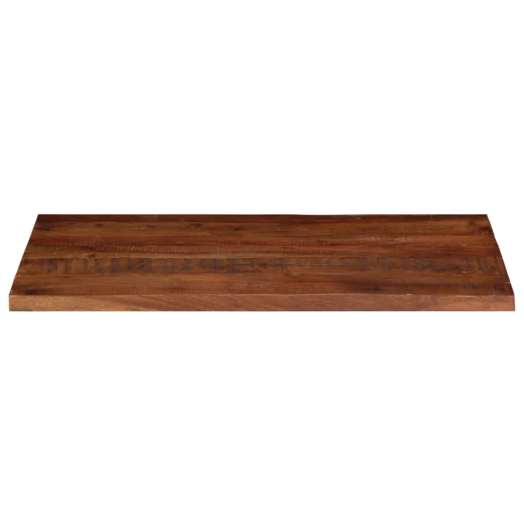 Piano Tavolo 110x50x2,5 cm Rettangolare in Massello di Recupero 371191