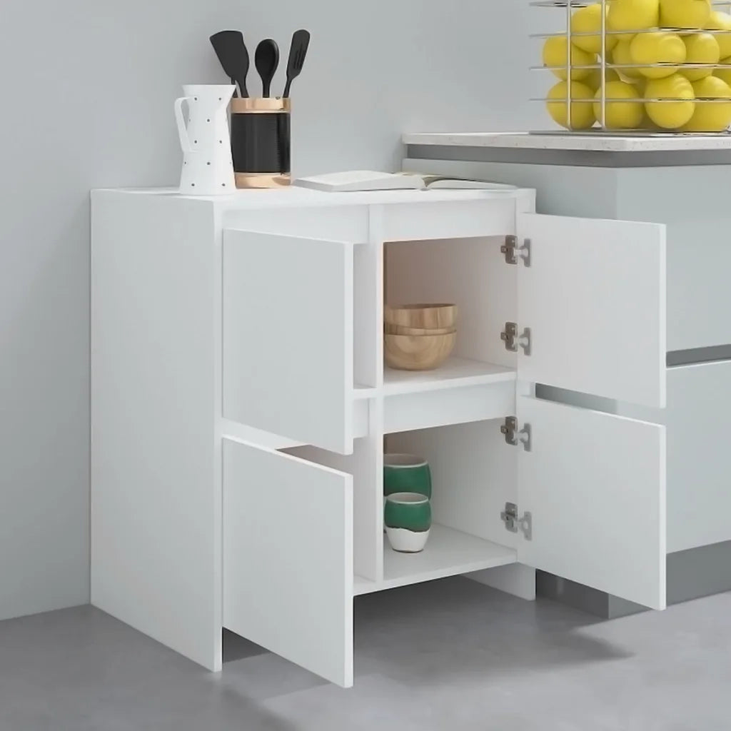 Credenza Bianca 70x41x75 cm in Truciolato