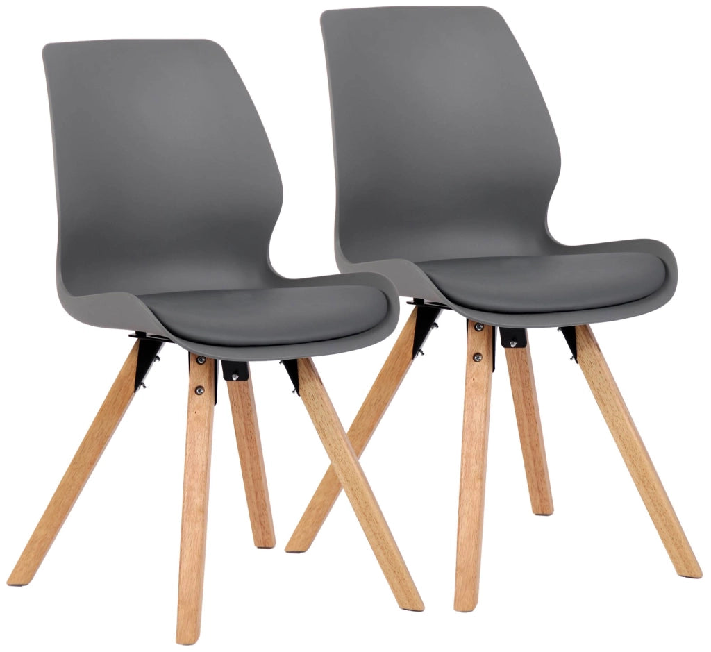 Set di 2 sedie in plastica Luna 3