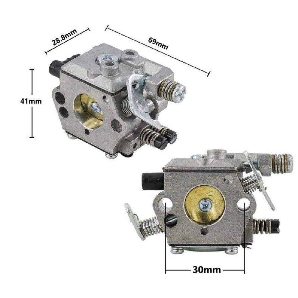 Trade Shop - Carburatore Pezzo Di Ricambio Per Motosega 25cc A Scoppio Motoseghe Universale -