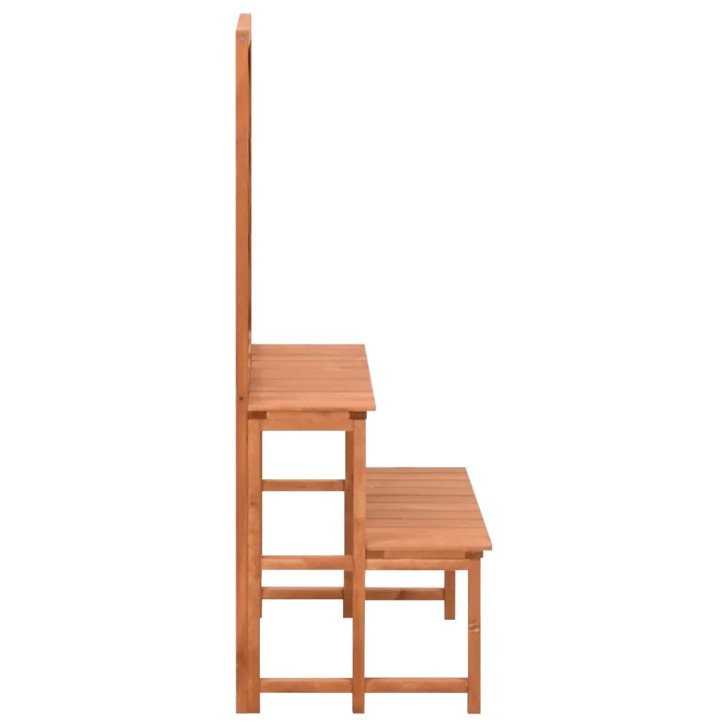 Fioriera con Traliccio 70x42x115cm Massello di Abete 316413