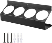 Supporto per pistola da verniciare Montato sulla parete - Organizzatore di pistole da verniciare - Per garage/attacco per slot - Nero - 4 canali - Metallo di alta qualità
