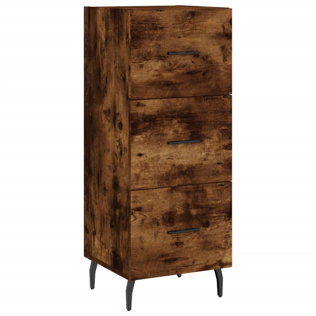 Buffet credenza cassettiera armadio mobile contenitore organizer per cucina soggiorno salotto 34,5 x 34 x 90 cm legno ingegnerizzato marrone 02_0030900