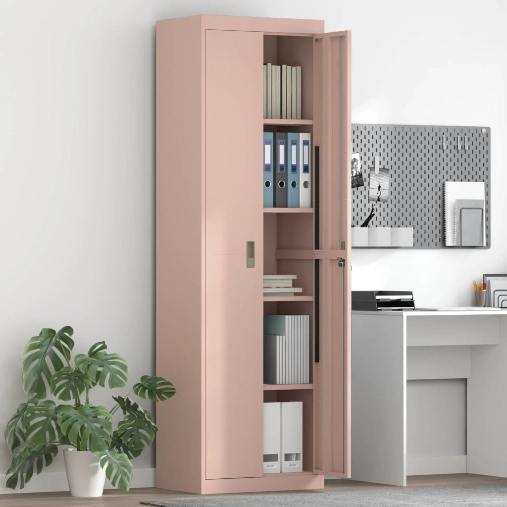 Armadio Rosa 60 x 40 x 200 cm Acciaio