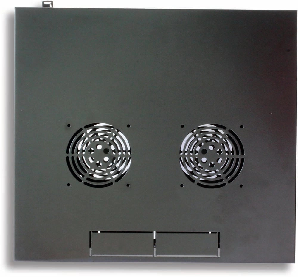 Armadio Rack 19'' a Muro 9U prof. 450 Nero Assemblato