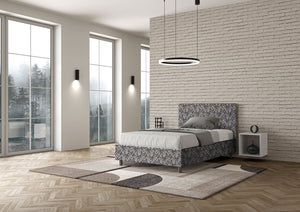 Letto 1 Piazza e Mezzo 120x200 cm Senza Rete Adele Era 09 Blu