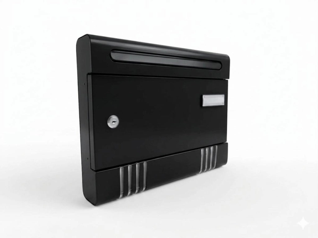 Cassetta postale da esterno Luxury Large - Nero - 1 comparto
