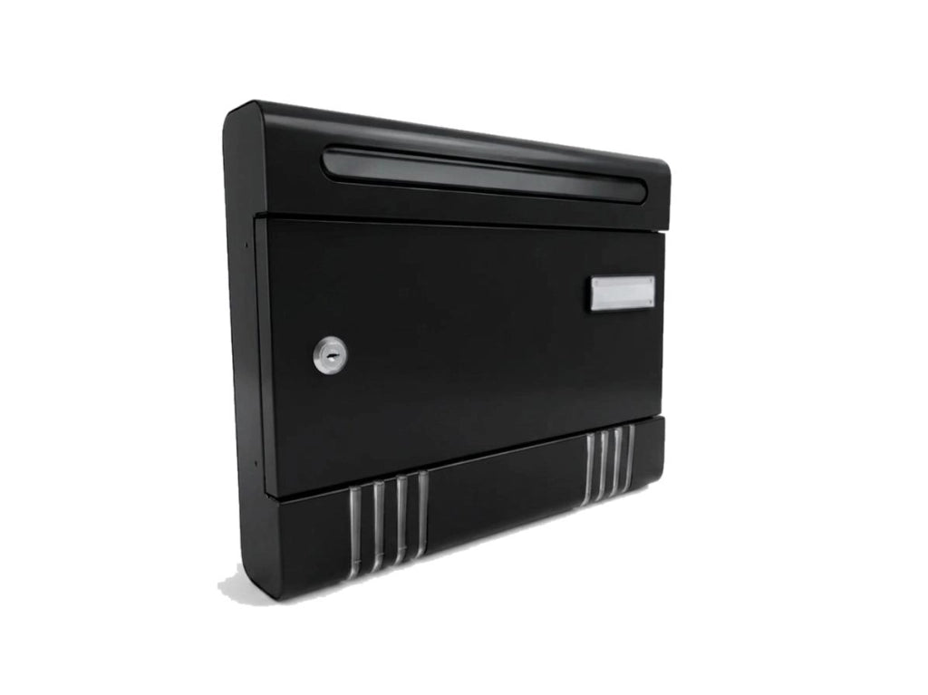 Cassetta postale da esterno Luxury Large - Nero - 1 comparto